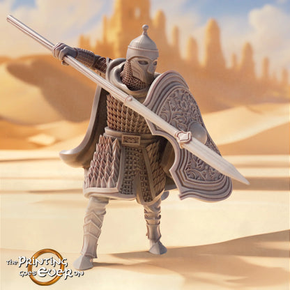 Easterner Spearmen Set | Sands of the East | MESBG | The Printing Goes Ever On