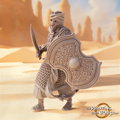Easterner Swordsmen Set | Sands of the East | MESBG | The Printing Goes Ever On