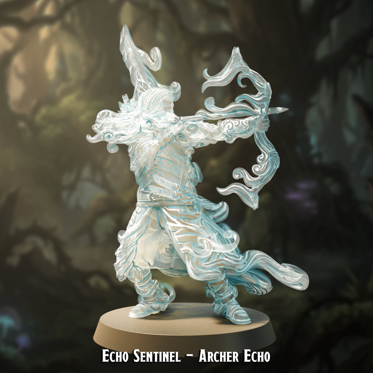 Echo Sentinel Archer Echo, the spectral archer, The Printing Goes Ever On render