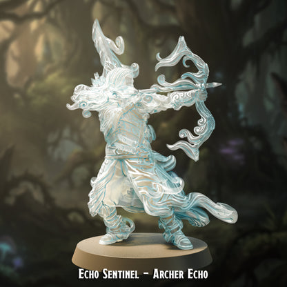 Echo Sentinel Archer Echo, the spectral archer, The Printing Goes Ever On render