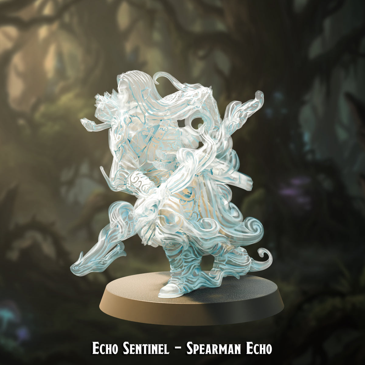 Echo Sentinel Spearman Echo, the spectral spearman, The Printing Goes Ever On render