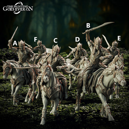 Elven Knights | Elderwood Elves | MESBG | The Printing Goes Ever On