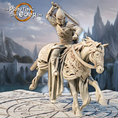 Elven Mounted Archers | Silver Shores | MESBG | The Printing Goes Ever On