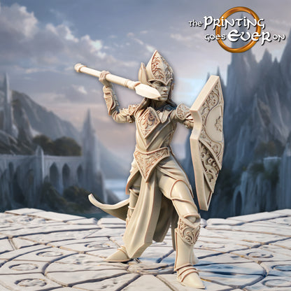 Elven Sentries | Silver Shores | MESBG | The Printing Goes Ever On