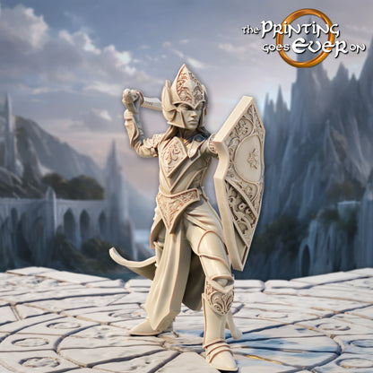 Elven Sentries | Silver Shores | MESBG | The Printing Goes Ever On