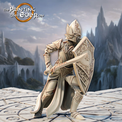 Elven Sentries | Silver Shores | MESBG | The Printing Goes Ever On