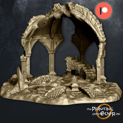 Fehntop Watchtower and Ruins | Waylay at Fehntop |  MESBG | The Printing Goes Ever On