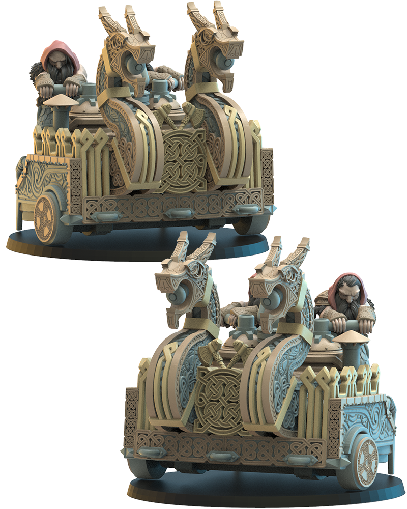 Flame Thrower Engine | Niavellir Dwarves | Lost Kingdom Miniatures