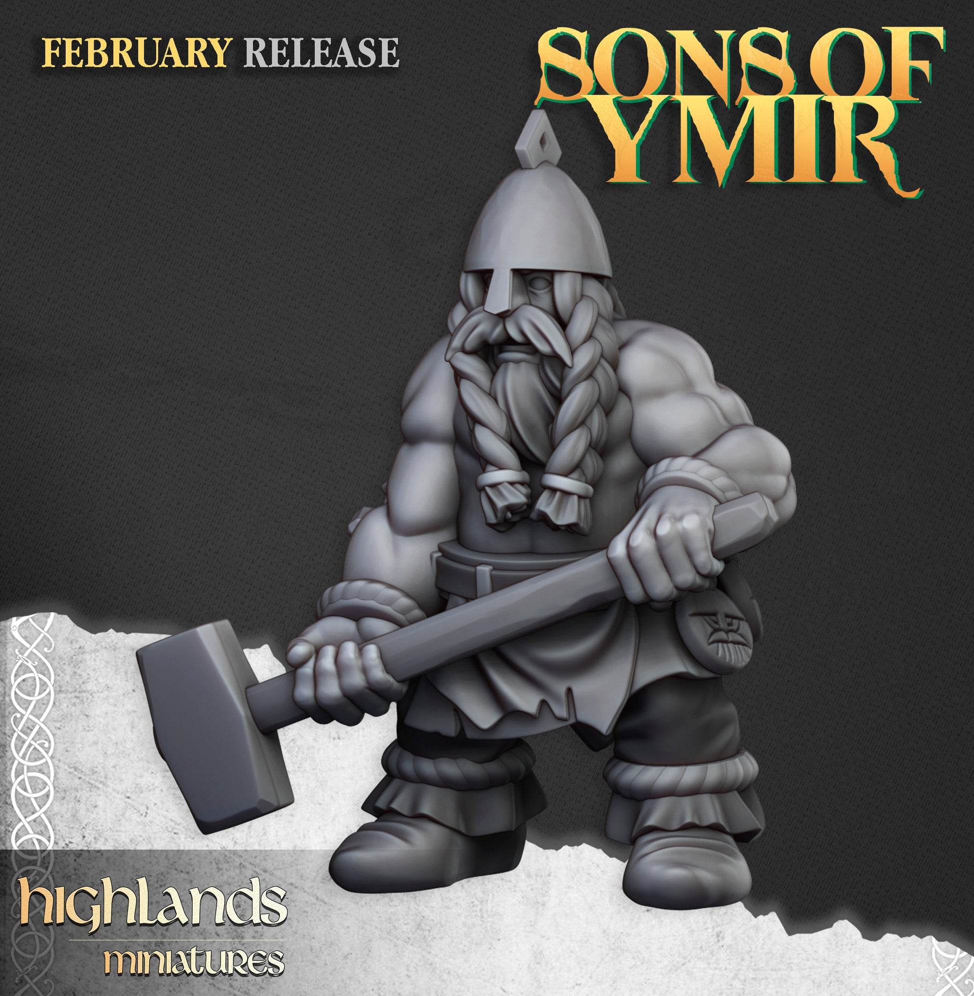 Dwarf forge apprentice, pose 2