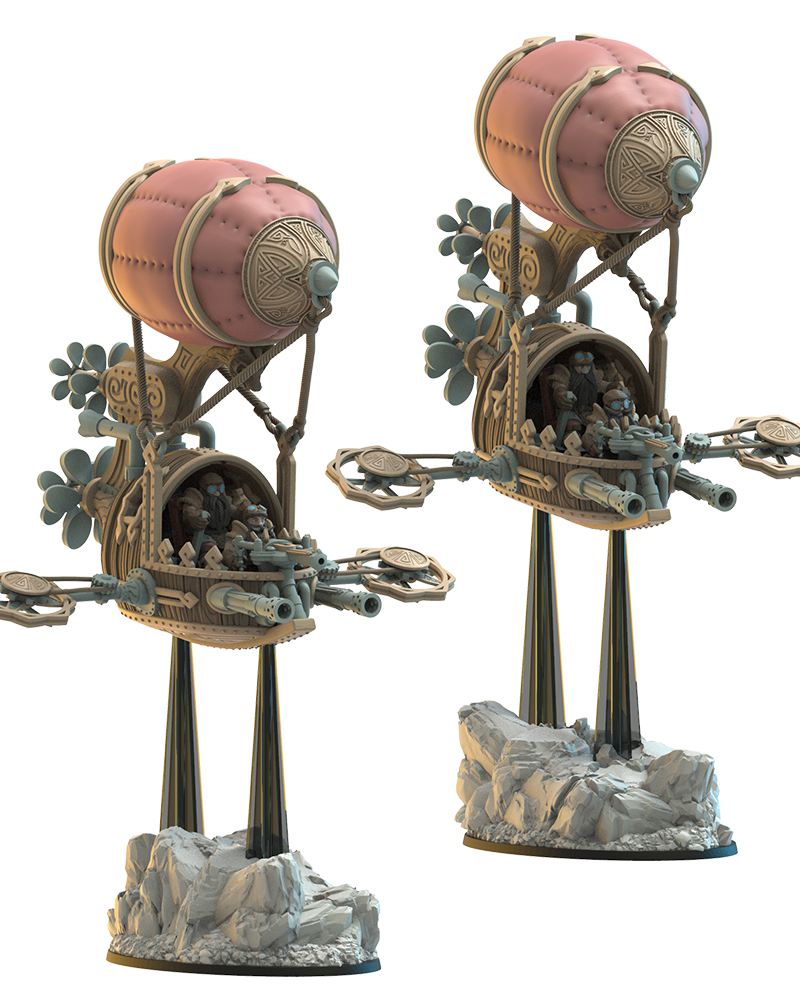 Fugl Airkopters | Niavellir Dwarves | Lost Kingdom Miniatures