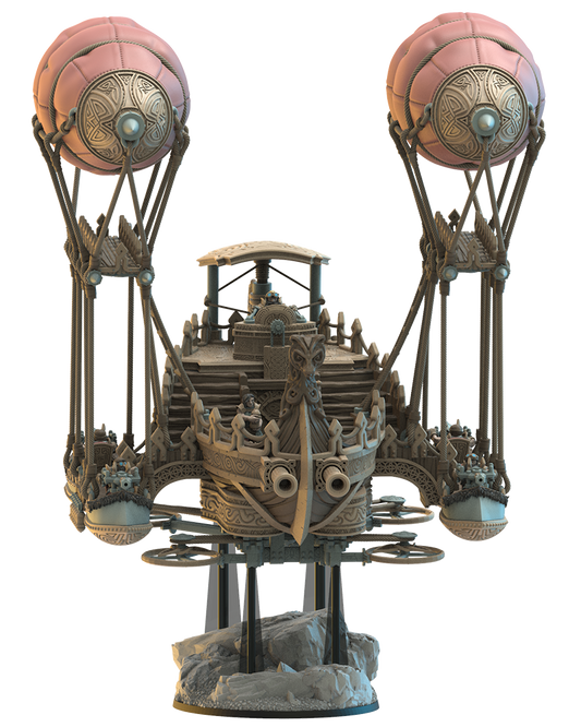 Fugl Airship | Niavellir Dwarves | Lost Kingdom Miniatures