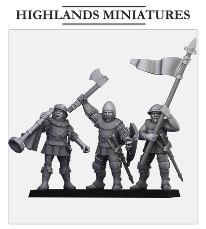 Gallian Handgunners | Gallia, the Medieval Kingdom | Highlands Miniatures