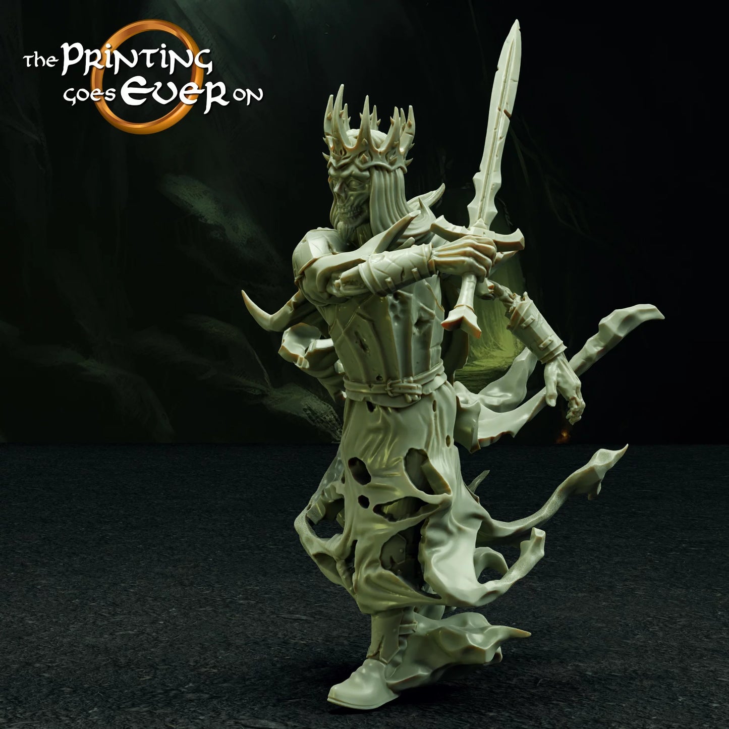 Ghost King – On Foot and Mounted | Hall of the Ghost King | The Printing Goes Ever On