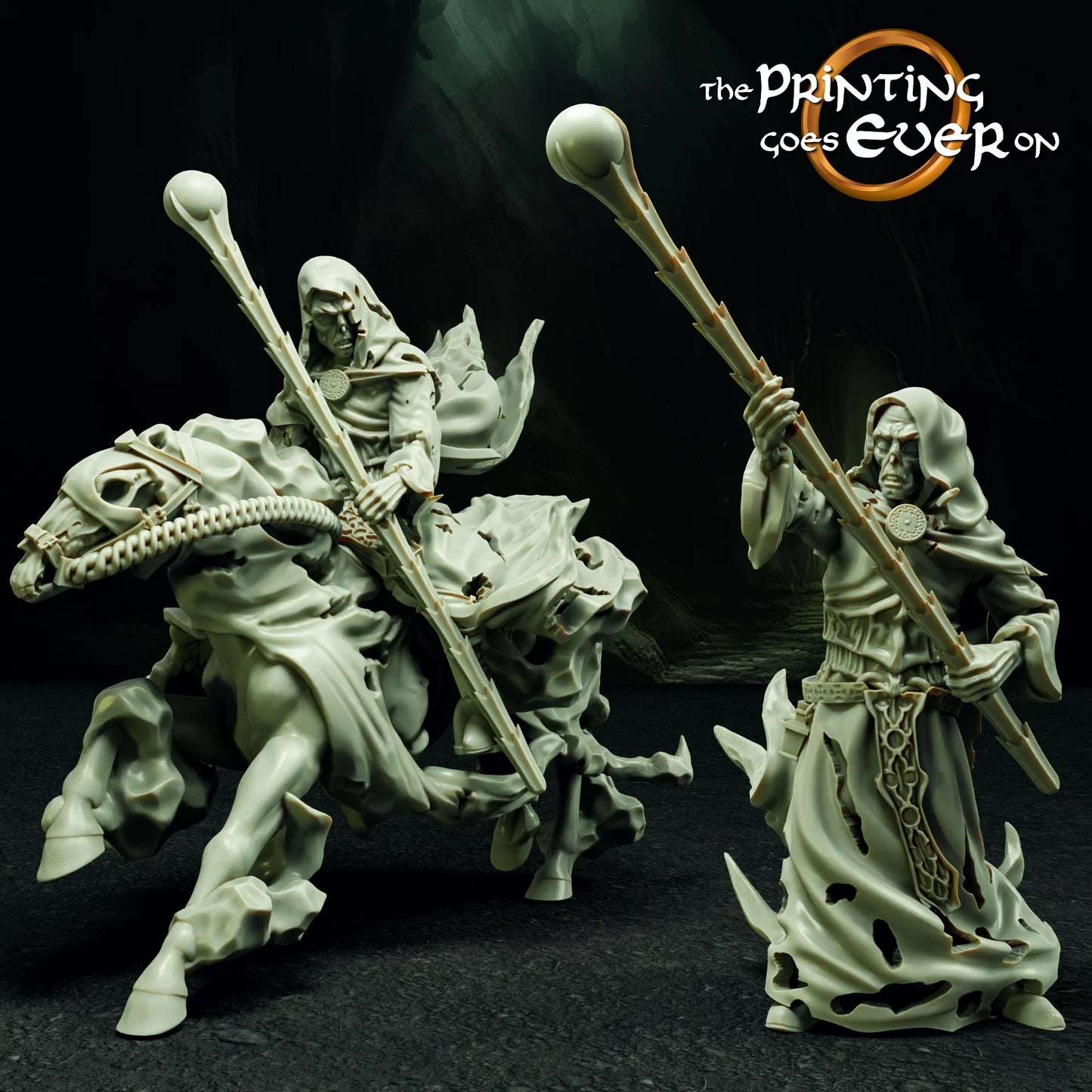 Ghost Mage – On Foot and Mounted | Hall of the Ghost King | The Printing Goes Ever On