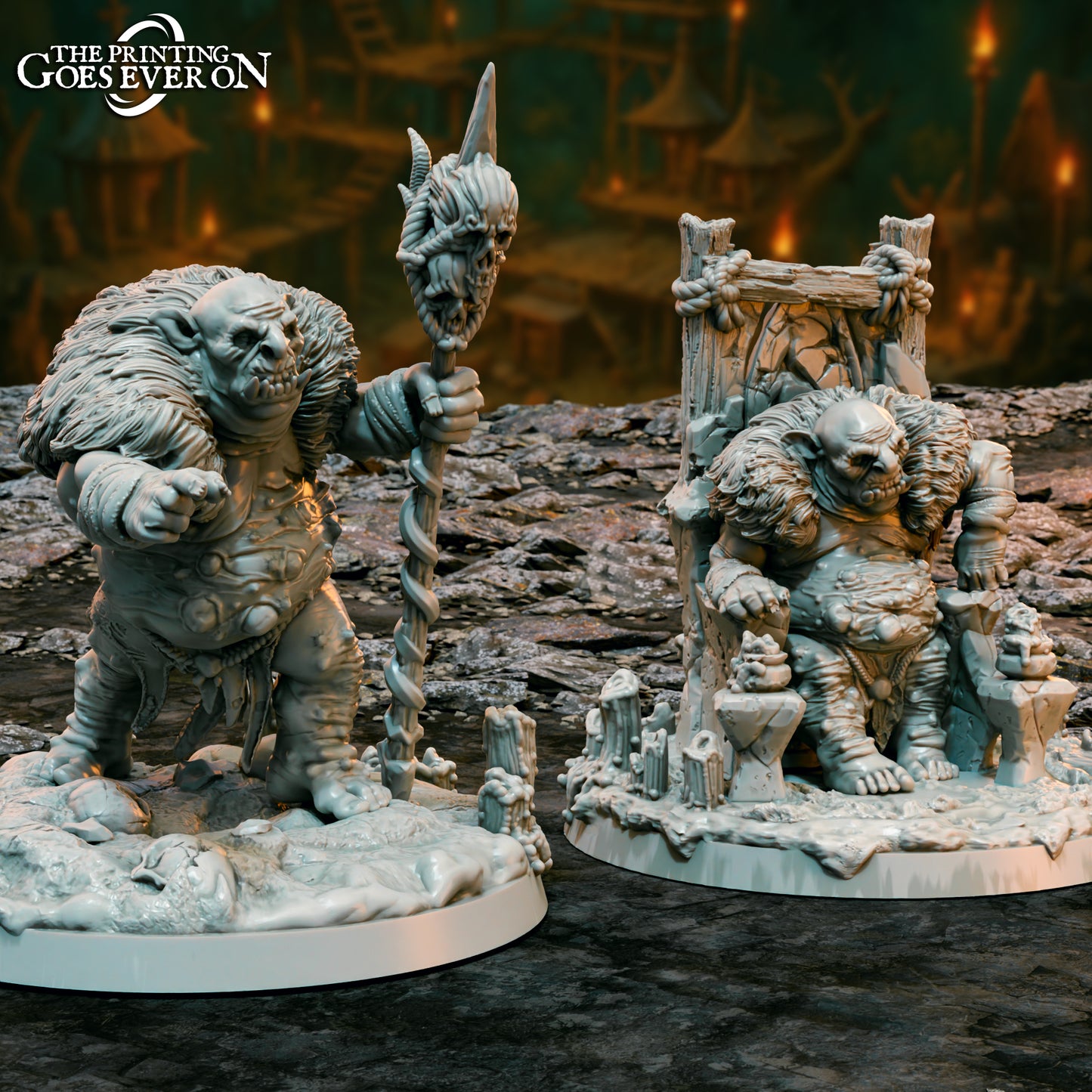 Goblin King | Goblin Dens | MESBG | The Printing Goes Ever On