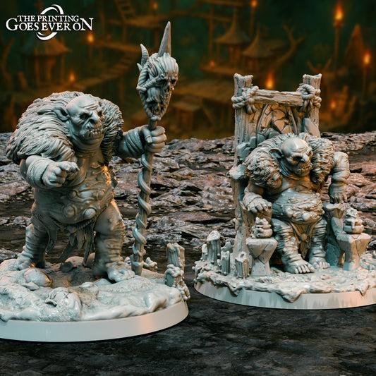 Goblin King | Goblin Dens | MESBG | The Printing Goes Ever On