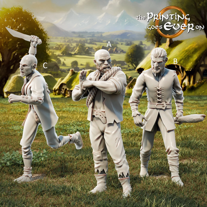 Ruffians | Halfling Rebellion | MESBG | The Printing Goes Ever On