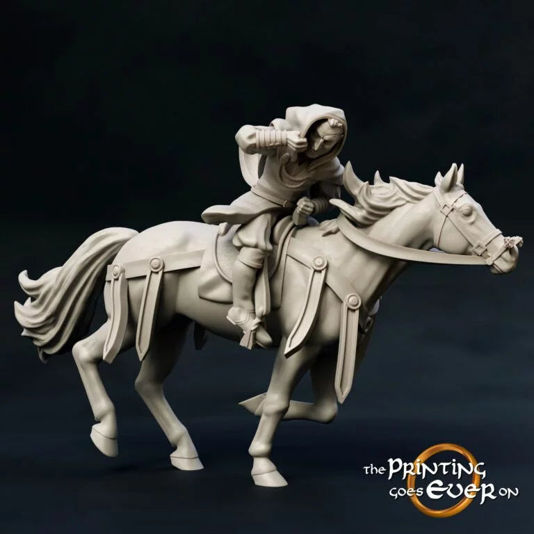 Grimhelm – On Foot and Mounted | Heroes of Ridermercia | MESBG | The Printing Goes Ever On