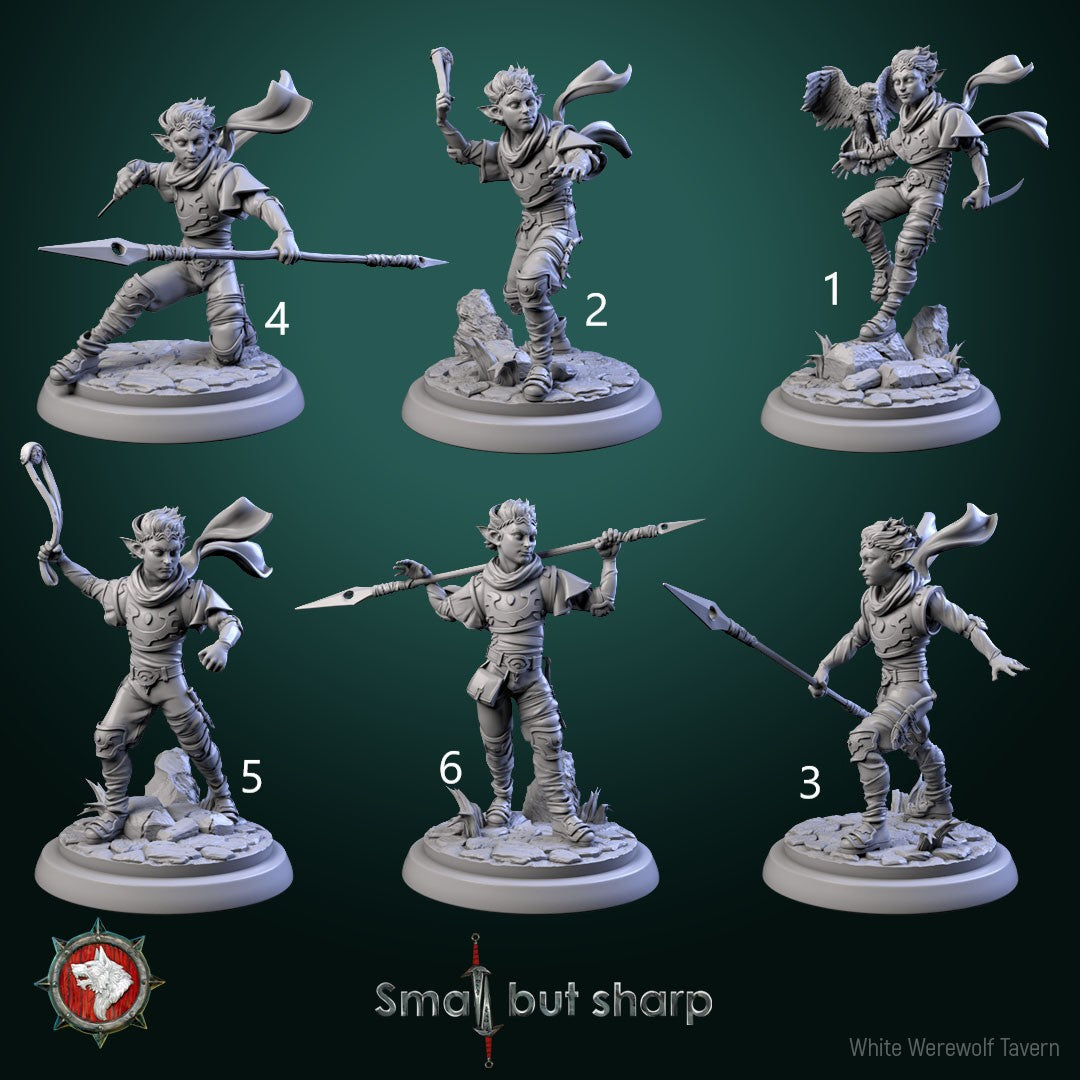 Halfling Warriors Set | Small But Sharp | White Werewolf Tavern