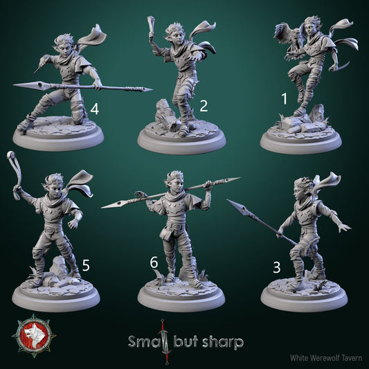 Halfling Warriors Set | Small But Sharp | White Werewolf Tavern