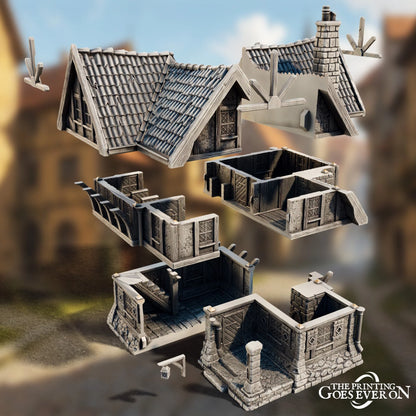 Brethorn Town | Buildings and Terrain | The Printing Goes Ever On
