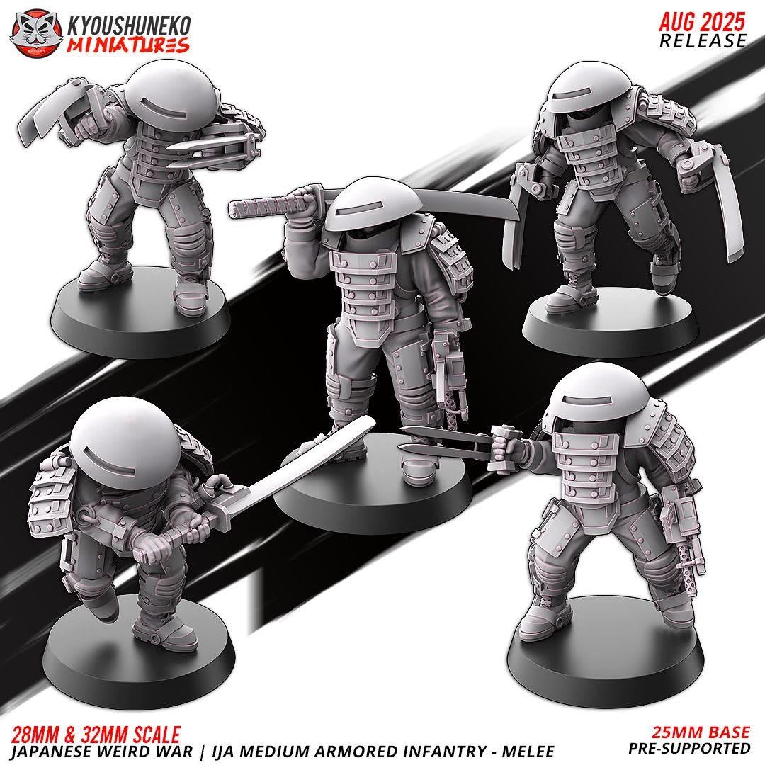 Japanese Medium Armored Infantry - Melee | Weird War II | Japanese | Kyoushuneko
