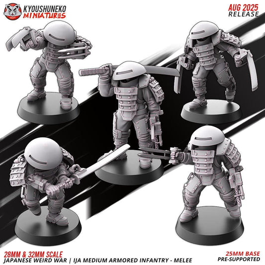 Japanese Medium Armored Infantry - Melee | Weird War II | Japanese | Kyoushuneko