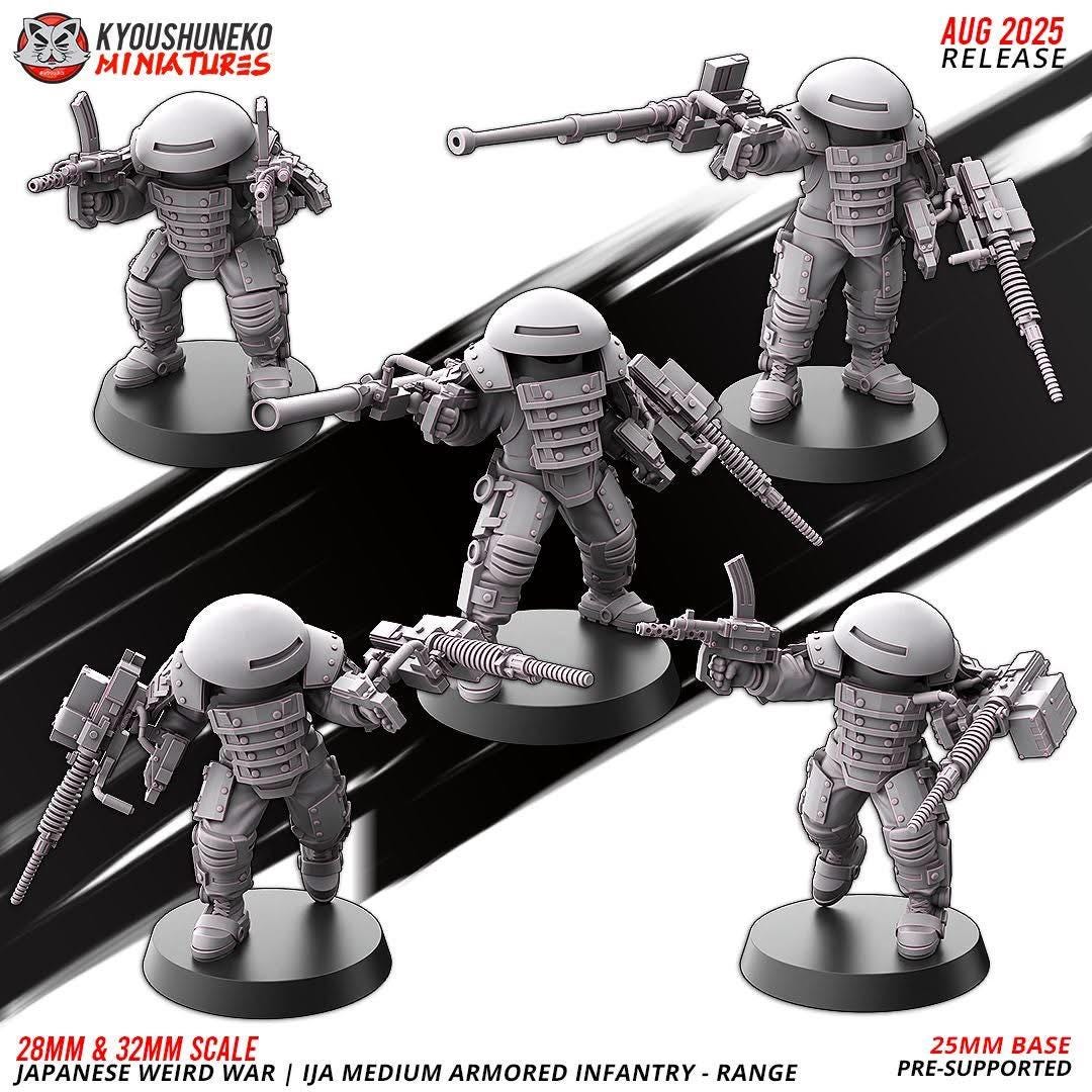 Japanese Medium Armored Infantry | Weird War II | Japanese | Kyoushuneko
