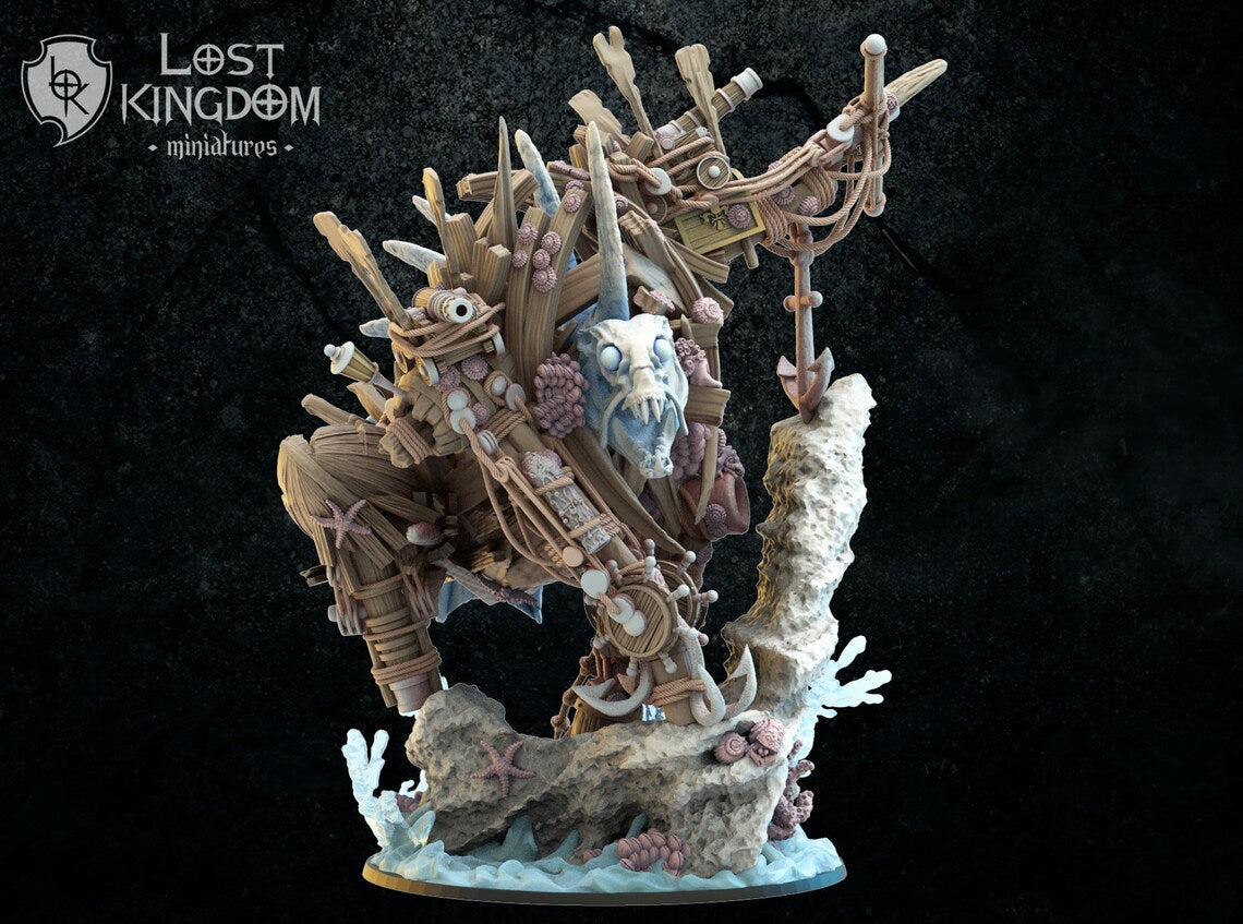 Abyssal Golem | Undead of Misty Island | Lost Kingdom Miniatures