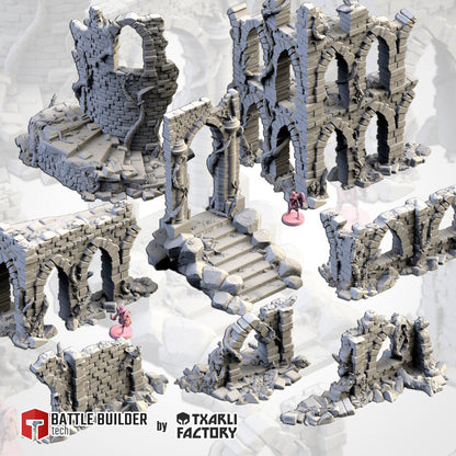 Abandoned City Ruins | Scatter Terrain | Txarli Factory