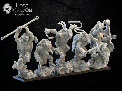 Cowabunga Ayotl Squad | Saurian Ancients | Lost Kingdom Miniatures |