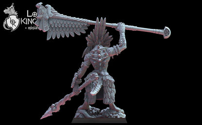 Coatlicue, Cuetzpal Mother | Saurian Ancients | Lost Kingdom Miniatures |