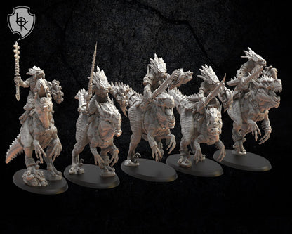 Ezocamatl Knights | Saurian Ancients | Lost Kingdom Miniatures |