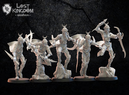 Onna Bugeisha | Night Elves / Dark Elves | Lost Kingdom Miniatures | Tabletop Gaming | Pathfinder
