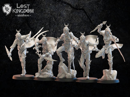 Onna Bugeisha | Night Elves / Dark Elves | Lost Kingdom Miniatures | Tabletop Gaming | Pathfinder