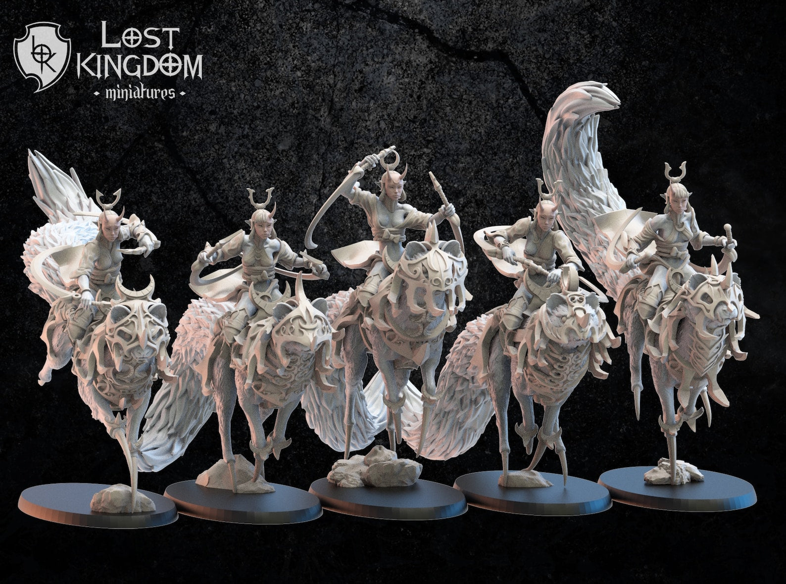 Kamaitachi Riders | Night Elves / Dark Elves | Lost Kingdom Miniatures ...