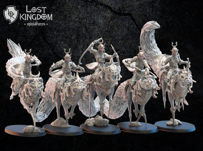 Kamaitachi Riders | Night Elves / Dark Elves | Lost Kingdom Miniatures | Tabletop Gaming | Pathfinder