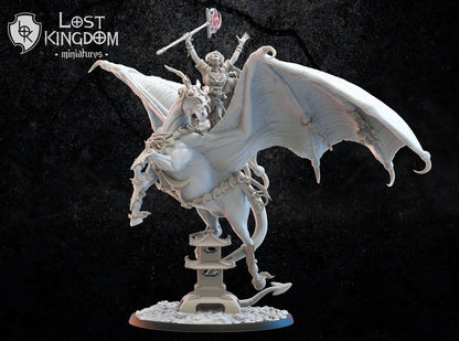 Yaachana, Night Sorceress on Tenma | Night Elves / Dark Elves | Lost Kingdom Miniatures | Tabletop Gaming | Pathfinder