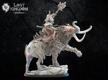 Junichiro on Baku | Night Elves / Dark Elves | Lost Kingdom Miniatures | Tabletop Gaming | Pathfinder
