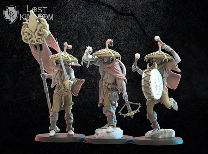 Akkorokamui Corsairs Command Group | Night Elves / Dark Elves | Lost Kingdom Miniatures | Tabletop Gaming | Pathfinder