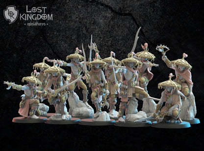 Akkorokamui Corsairs | Night Elves / Dark Elves | Lost Kingdom Miniatures | Tabletop Gaming | Pathfinder