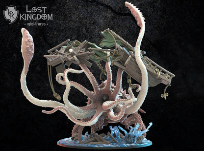 Akkorokamui, Sea Swallower | Night Elves / Dark Elves | Lost Kingdom Miniatures | Tabletop Gaming | Pathfinder
