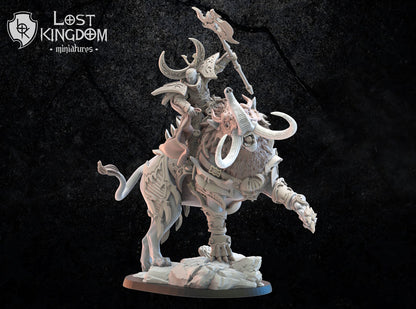 Junichiro on Baku | Night Elves / Dark Elves | Lost Kingdom Miniatures | Tabletop Gaming | Pathfinder