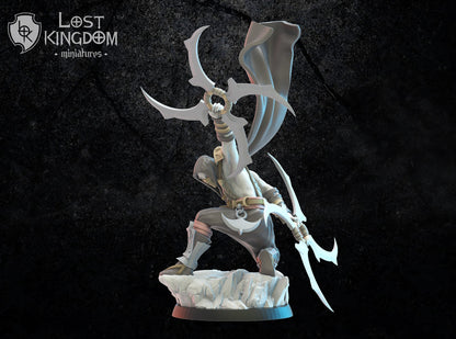Fūma Shuriken Shinobi Hero | Night Elves / Dark Elves | Lost Kingdom Miniatures | Tabletop Gaming | Pathfinder