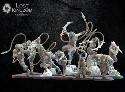 Dākumūn Shinobi | Night Elves / Dark Elves | Lost Kingdom Miniatures | Tabletop Gaming | Pathfinder