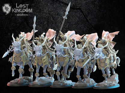 Shedo Knights | Night Elves / Dark Elves | Lost Kingdom Miniatures | Tabletop Gaming | Pathfinder