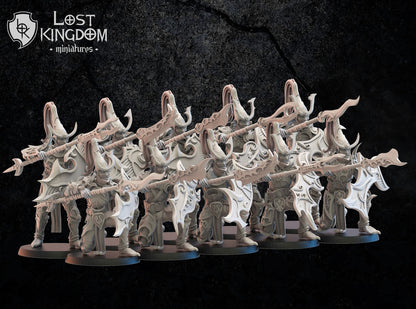 Nightfall Knights | Night Elves / Dark Elves | Lost Kingdom Miniatures | Tabletop Gaming | Pathfinder