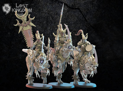 Nightfall Knights on Kyōryū | Night Elves / Dark Elves | Lost Kingdom Miniatures | Tabletop Gaming | Pathfinder