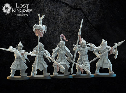 Mongobbo Bowmen on foot |Greenskins | Infernal Dwarves | Lost Kingdom Miniatures |