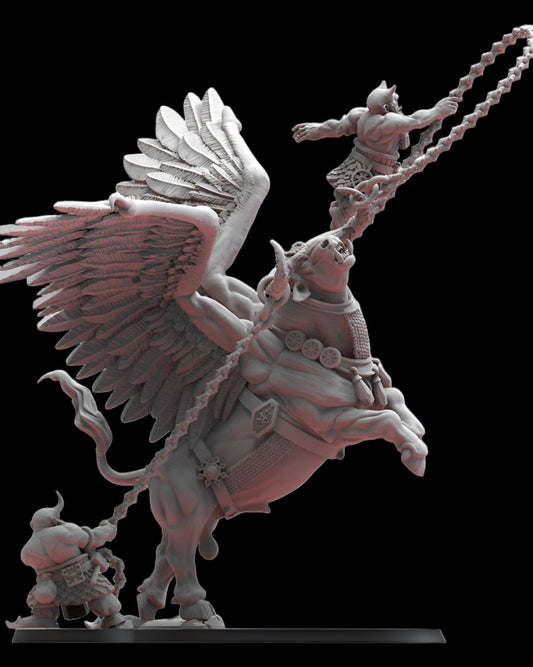 Magmhôrin Sacred Taurus | Infernal Dwarves | Lost Kingdom Miniatures |